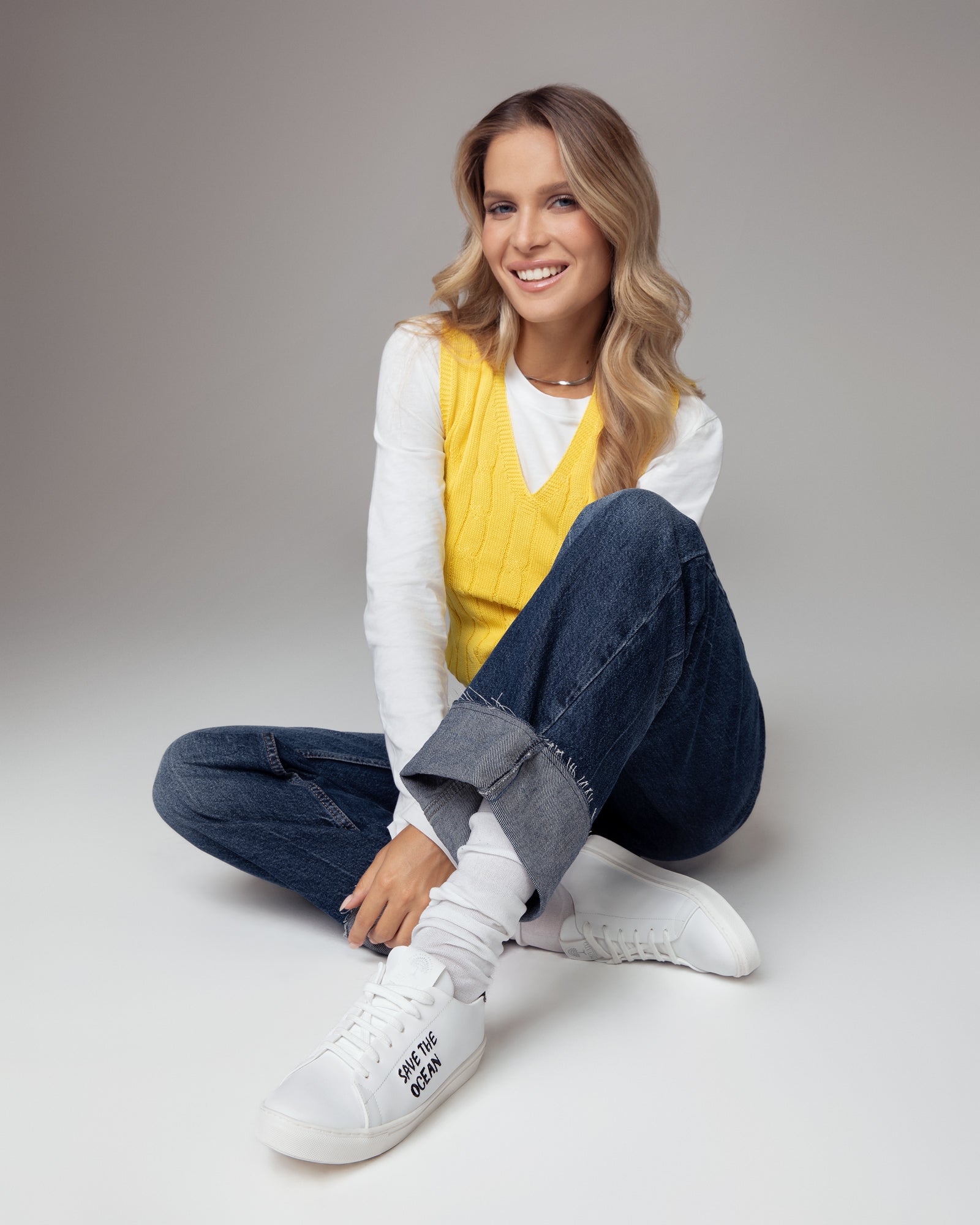 Yellow Organic Cotton Vest