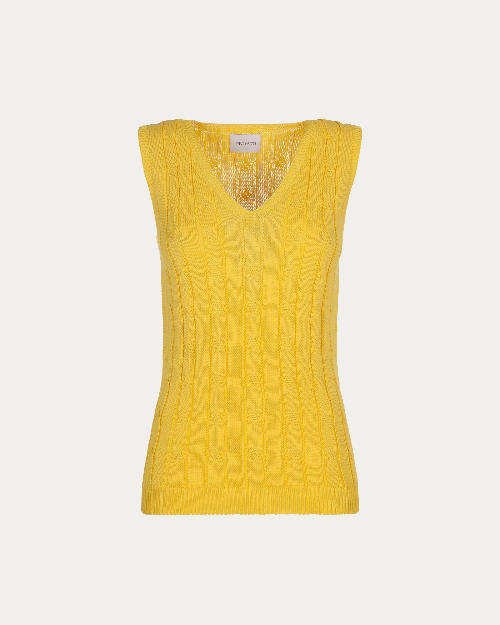 Yellow Organic Cotton Vest