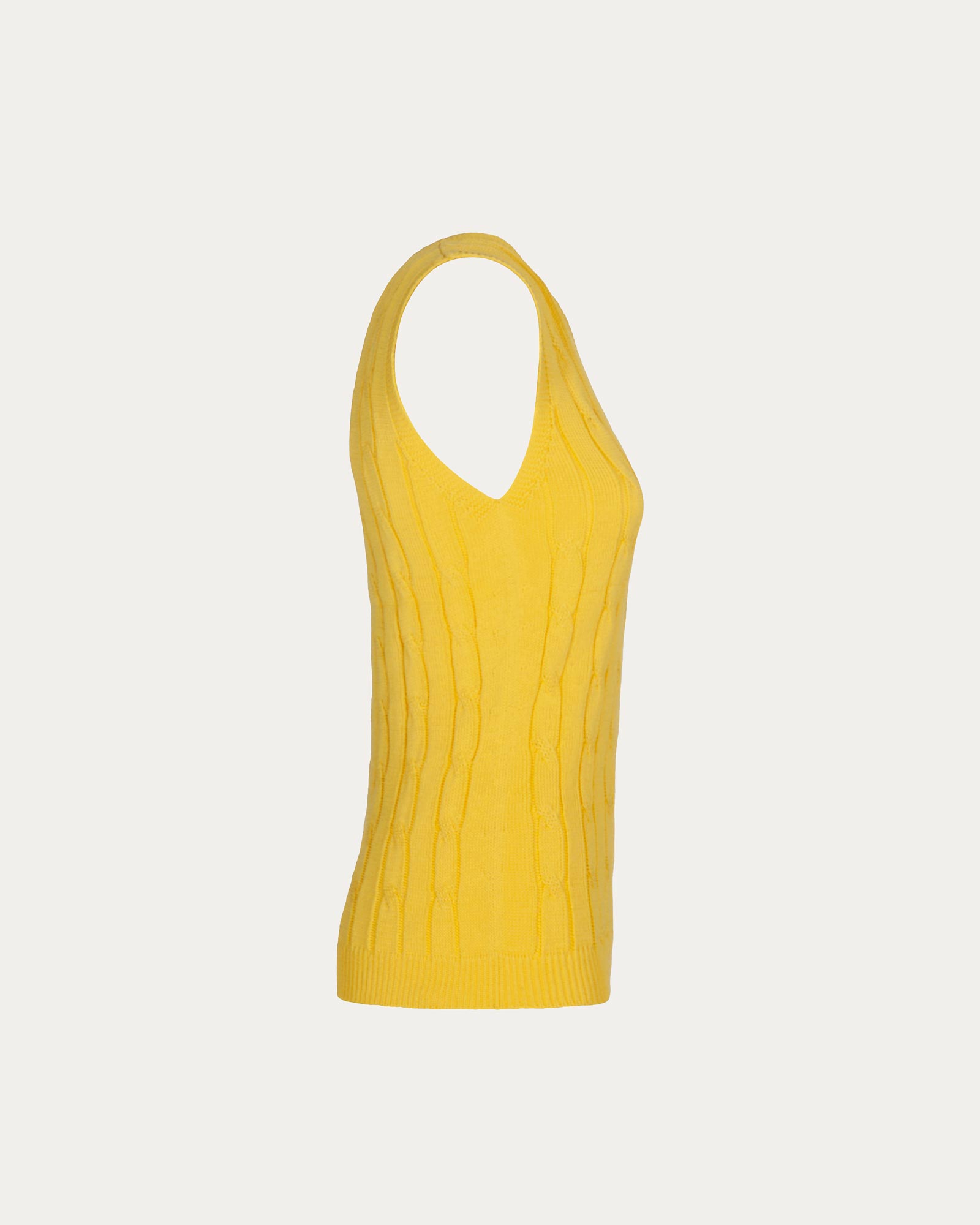 Yellow Organic Cotton Vest