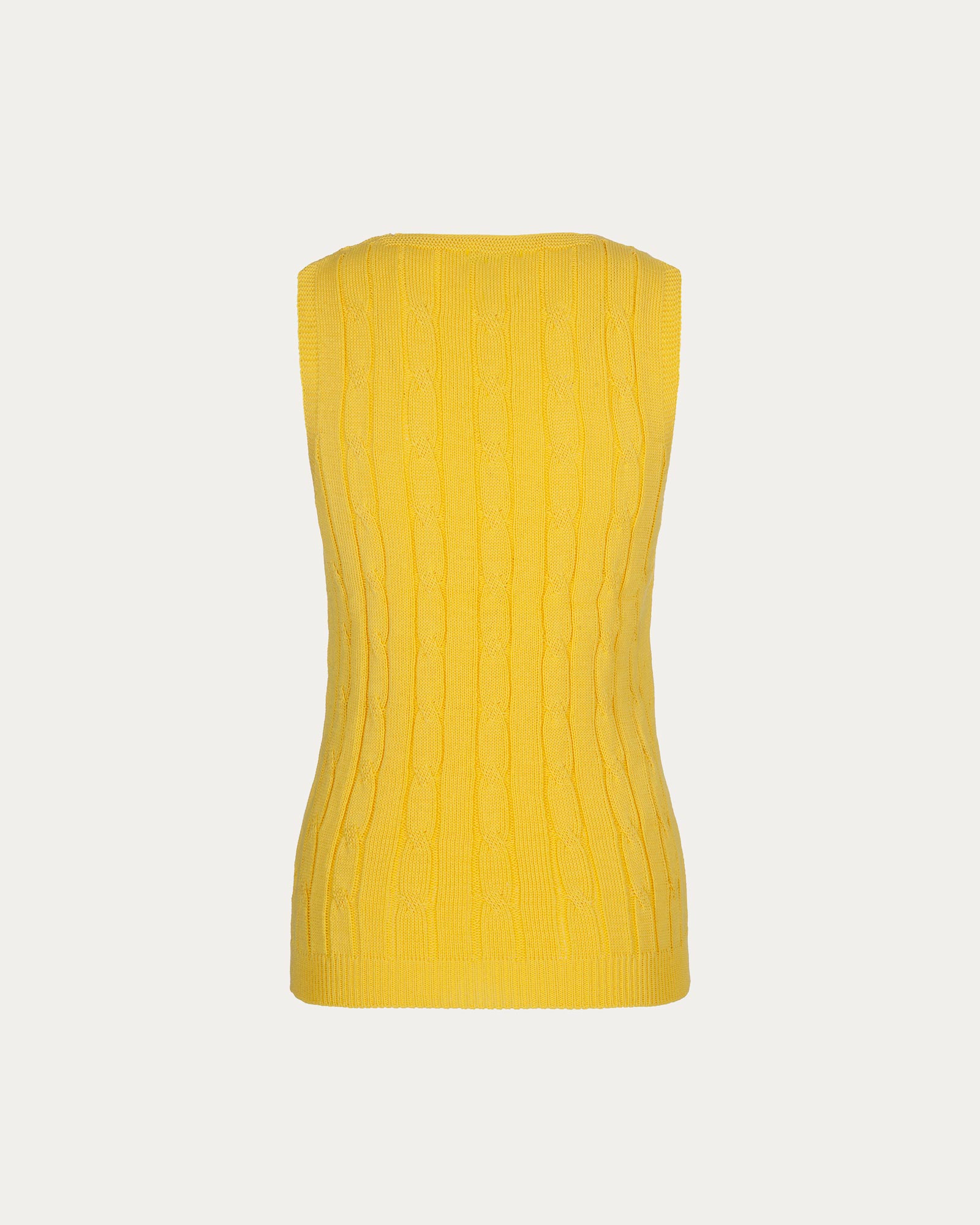 Yellow Organic Cotton Vest