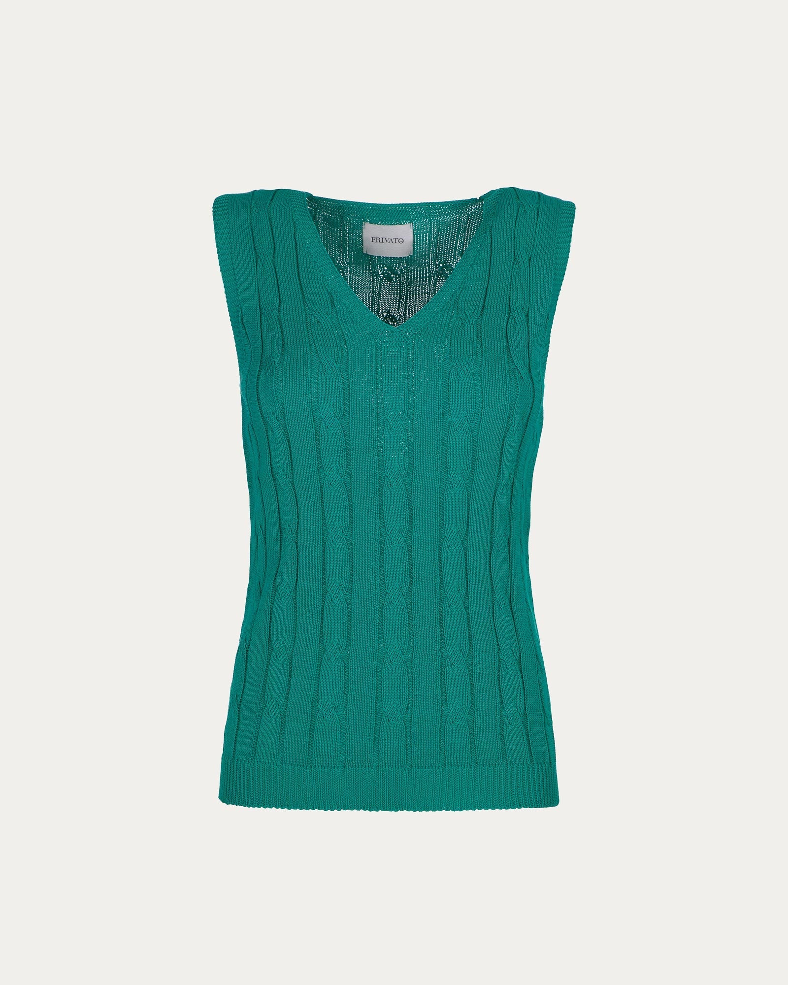 Petrol Green Organic Cotton Vest