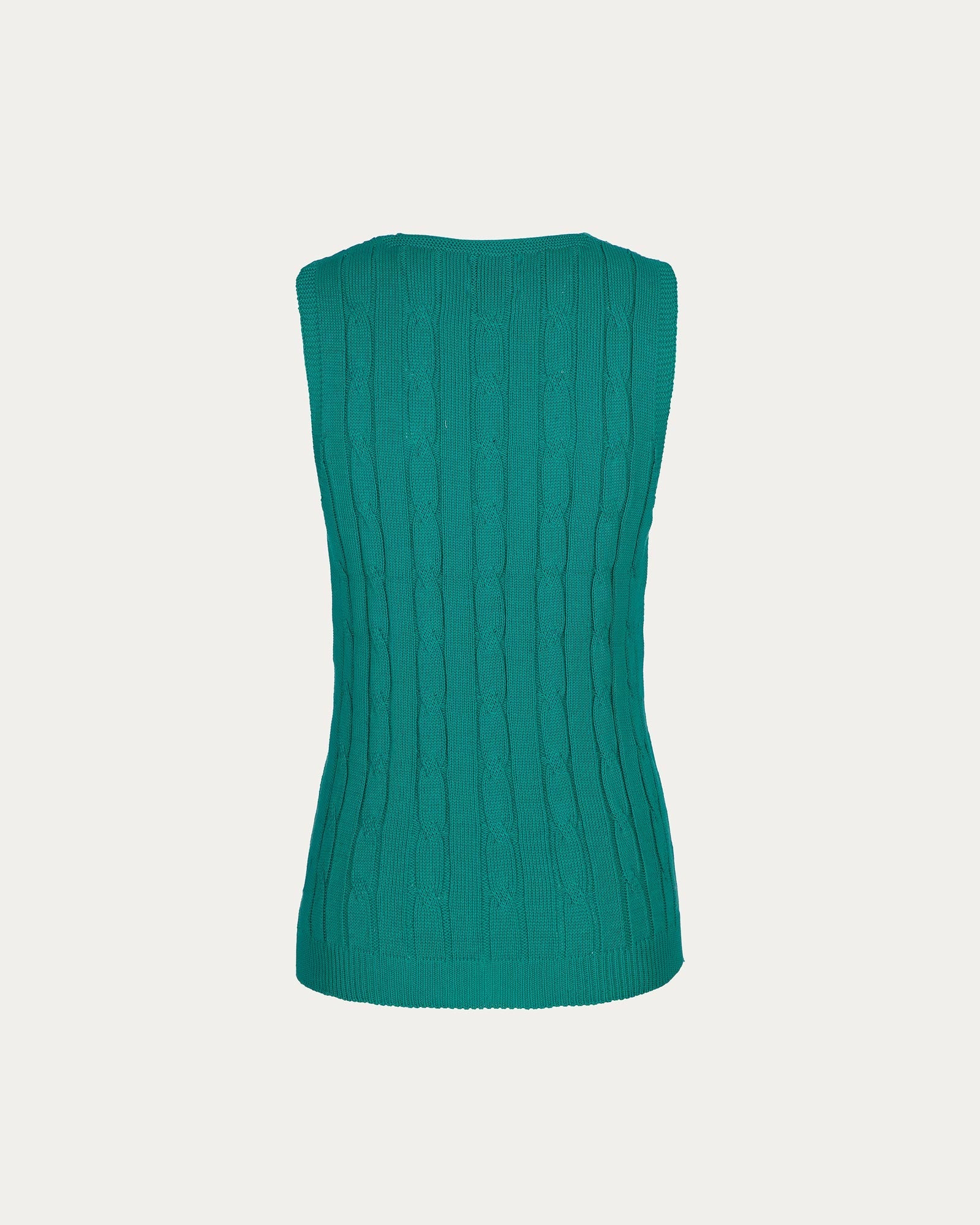 Petrol Green Organic Cotton Vest