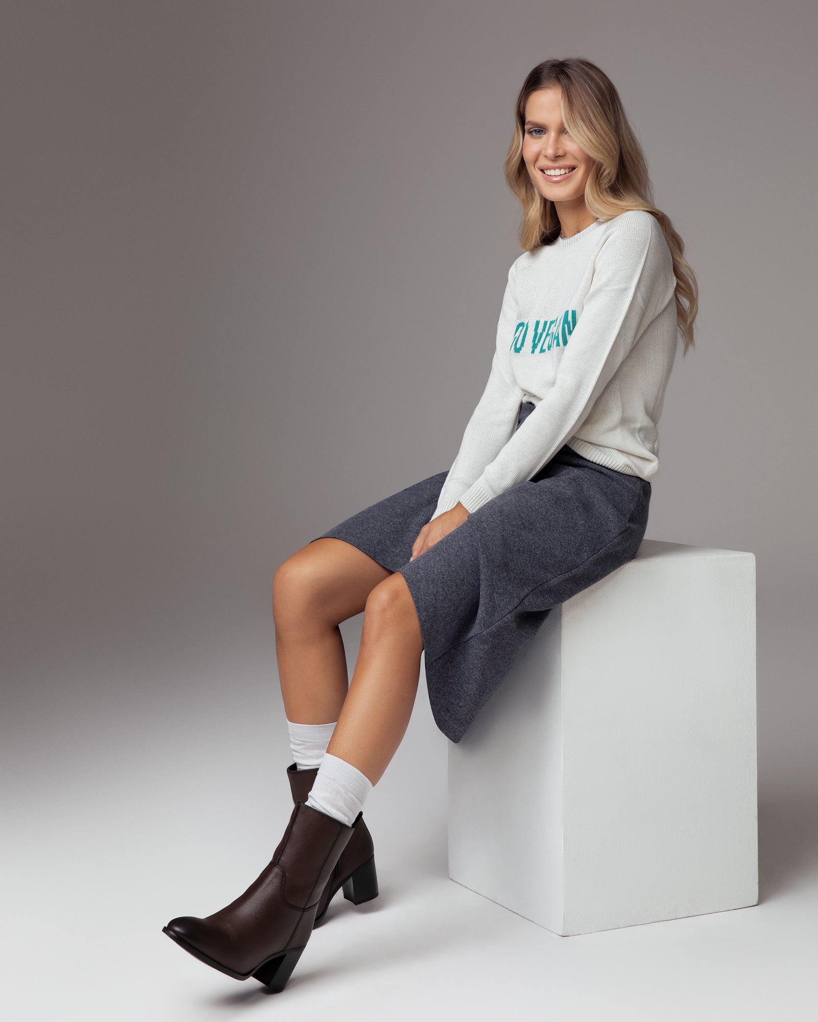 Diana brown ankle boots, vegan eco-friendly