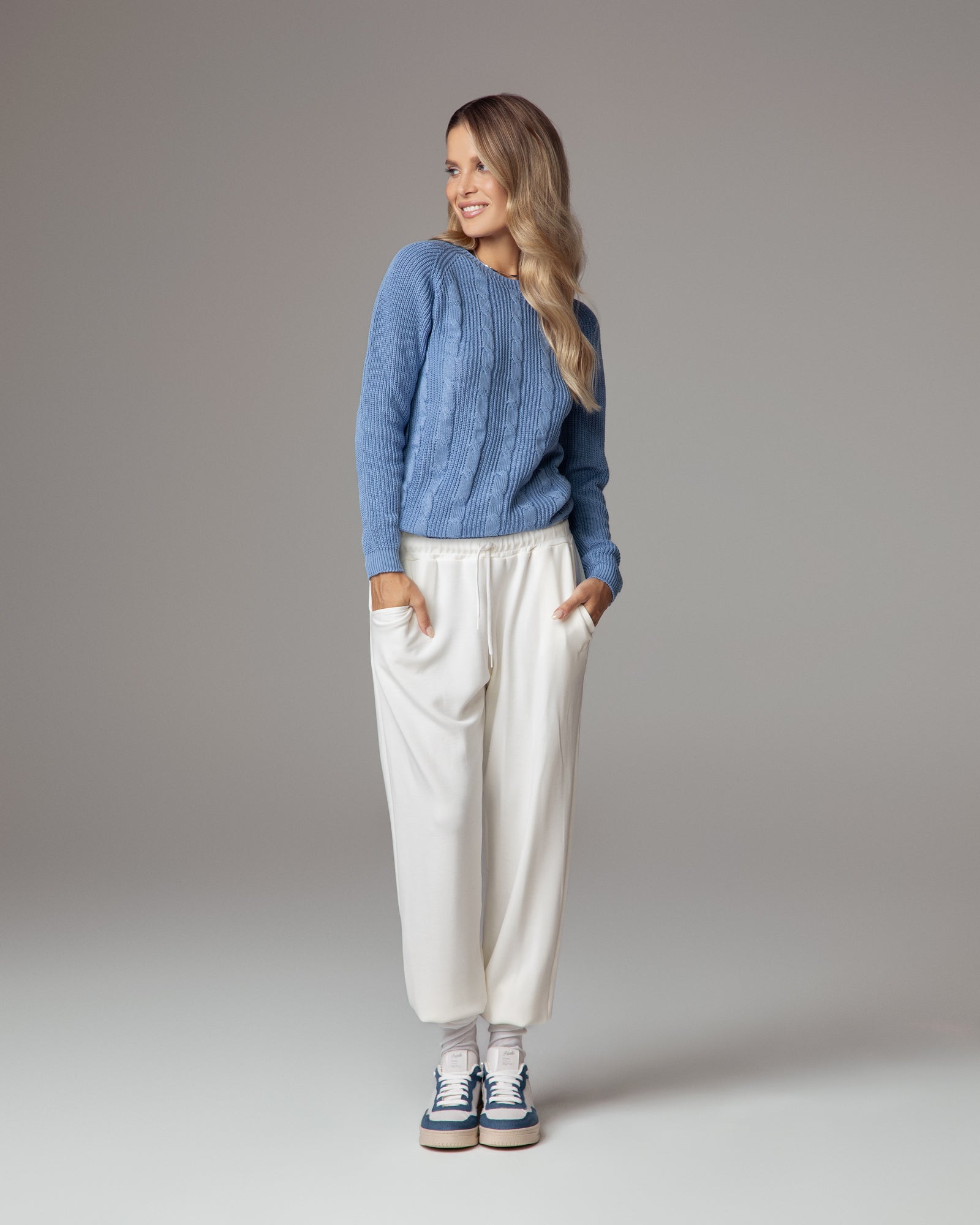 Sneakers Lauren white jeans, vegan eco-friendly
