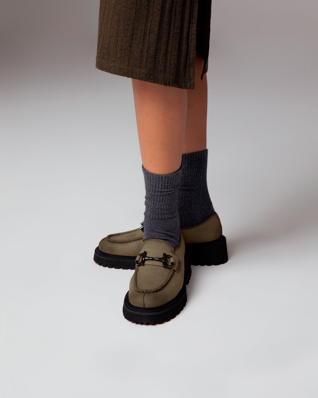 Elsa Moccasins Light Grey, Vegan Eco-Friendly