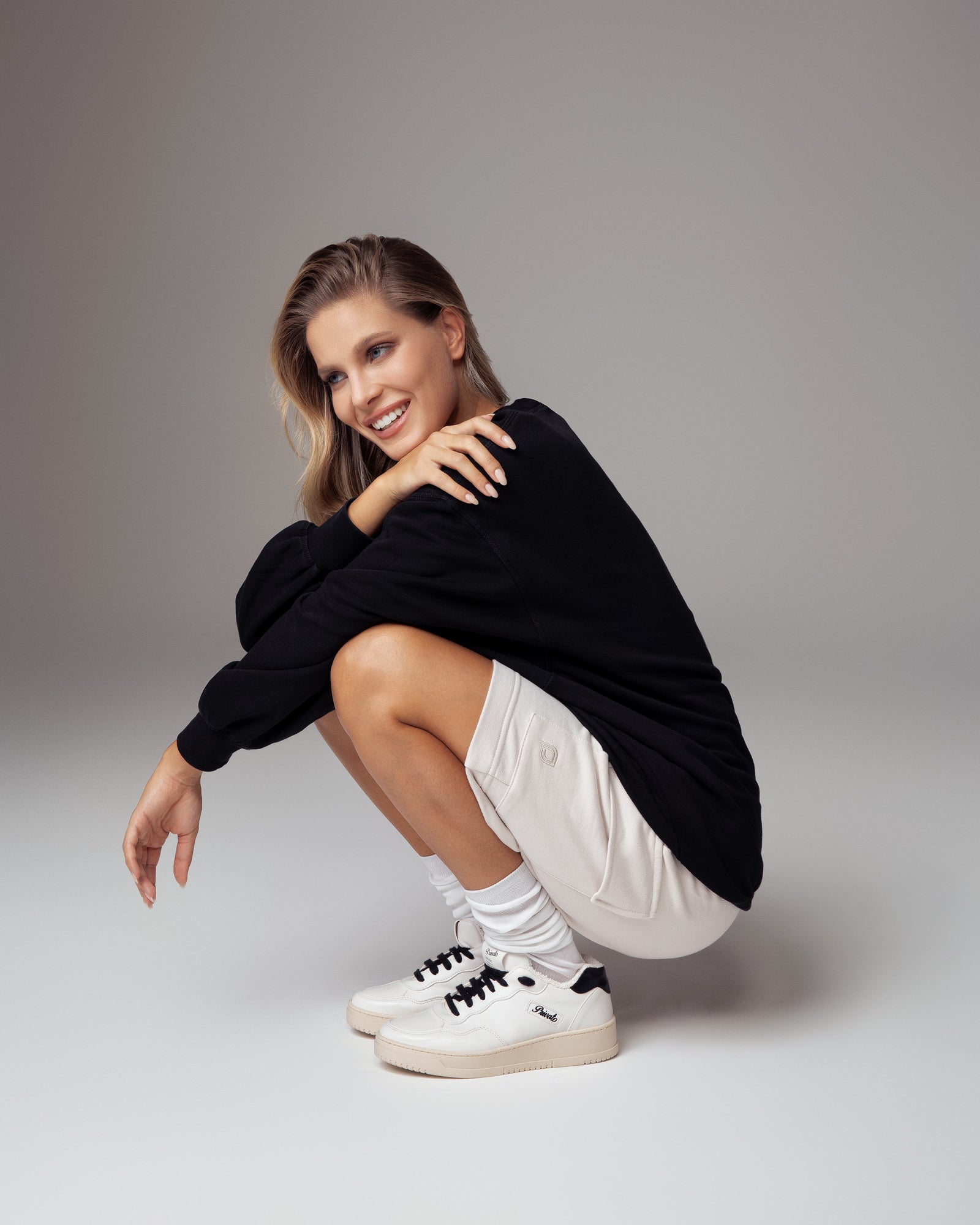 Lauren Sneakers Black White, Vegan Ecological