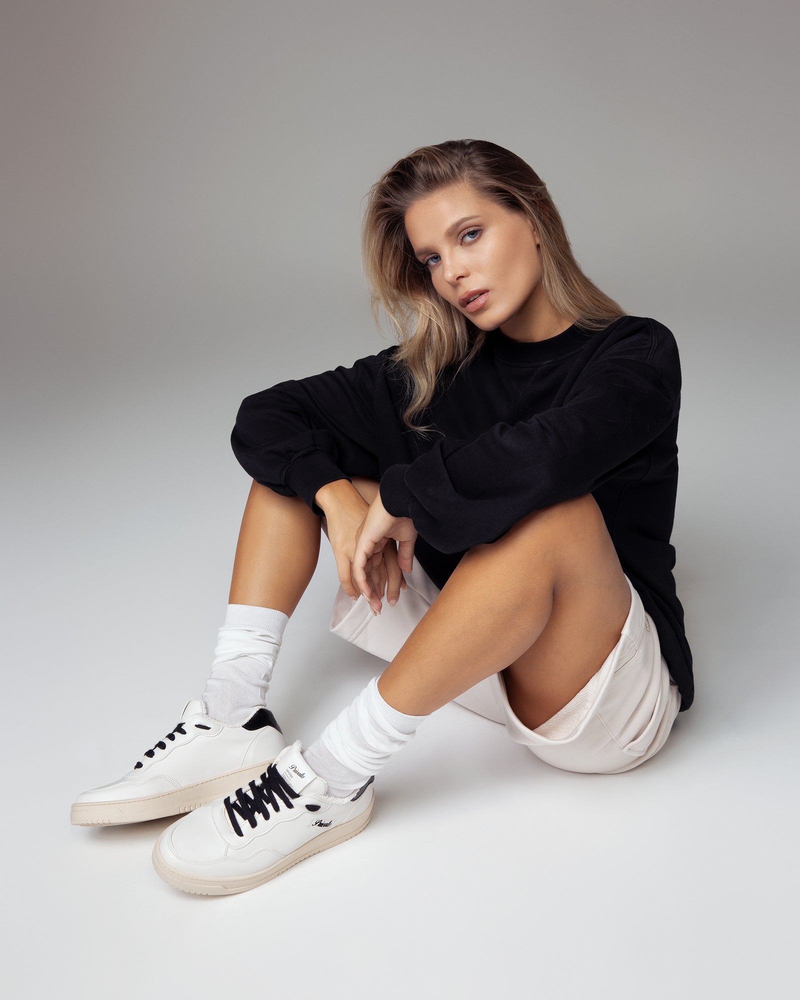 Lauren Sneakers Black White, Vegan Ecological