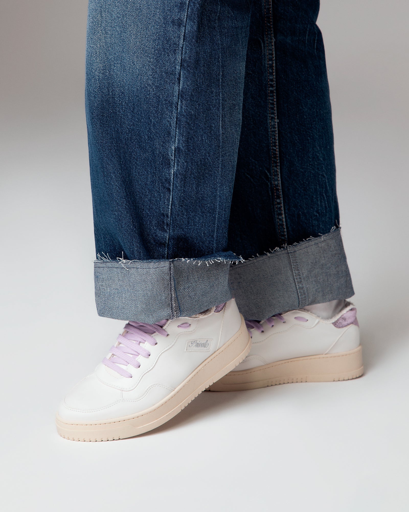 Lauren Sneakers White Lilac, Vegan Ecological