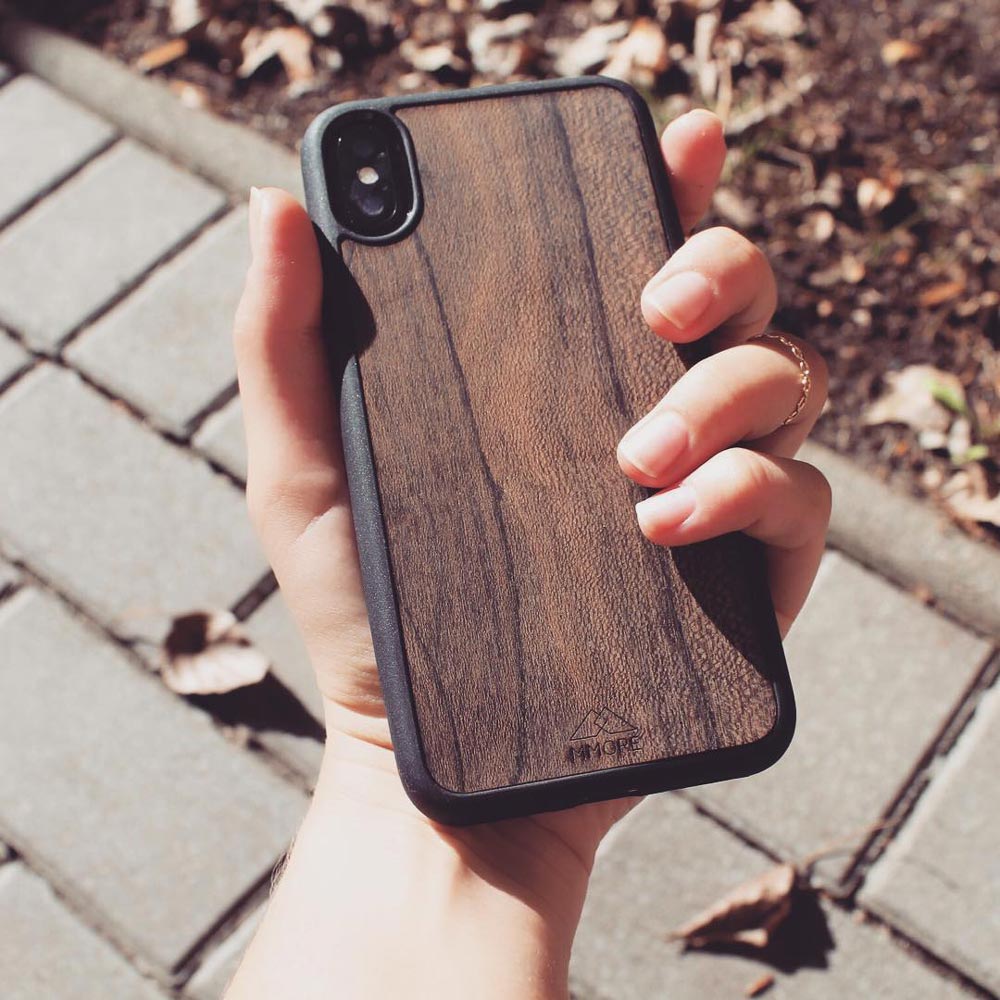 Ziricote rare wood phone case