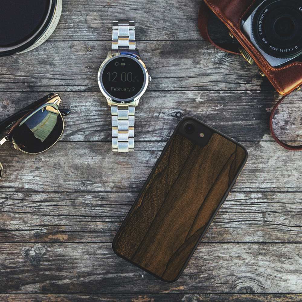 Ziricote rare wood phone case