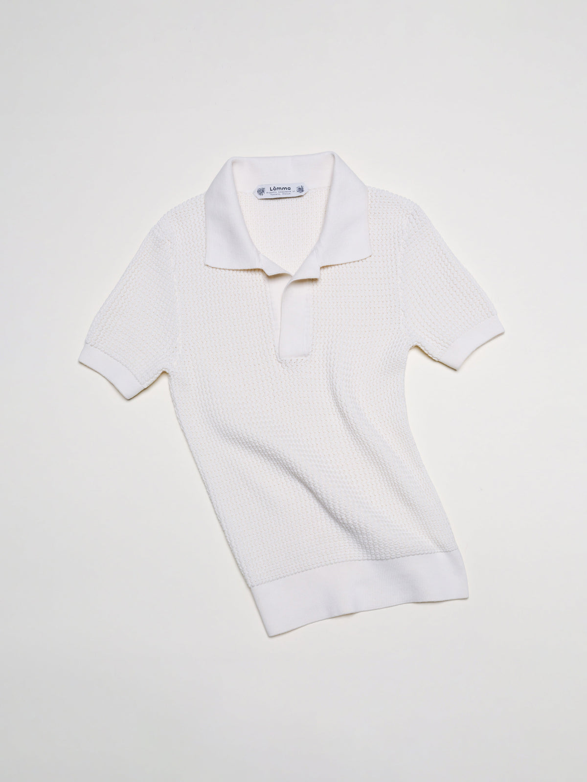 Cotton Crochet Polo