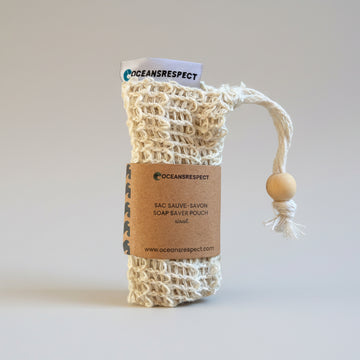 Natural sisal soap saver bag
