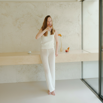 Fine Cotton Crochet Pants