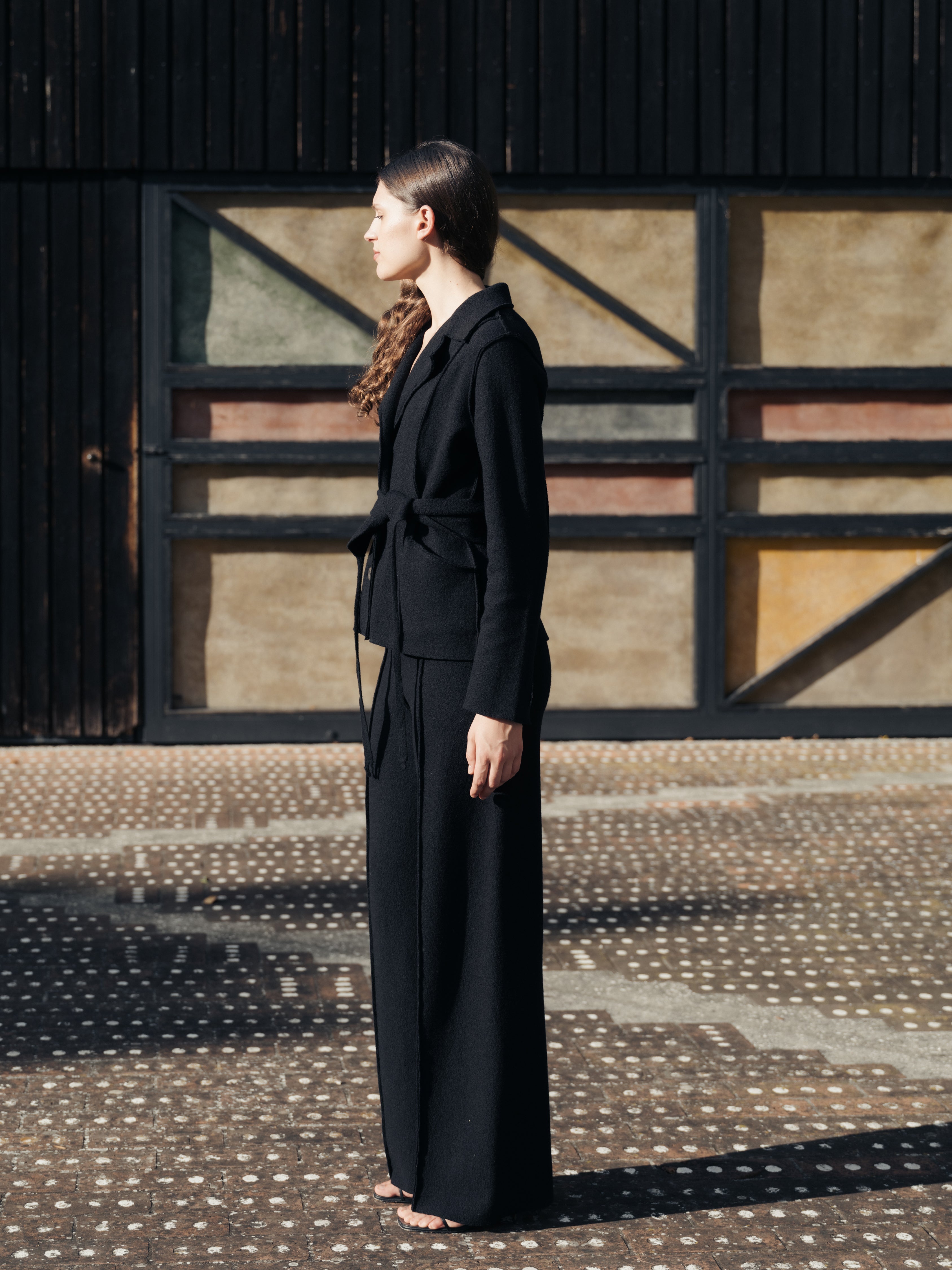 Boiled Wool Bar Jacket-3