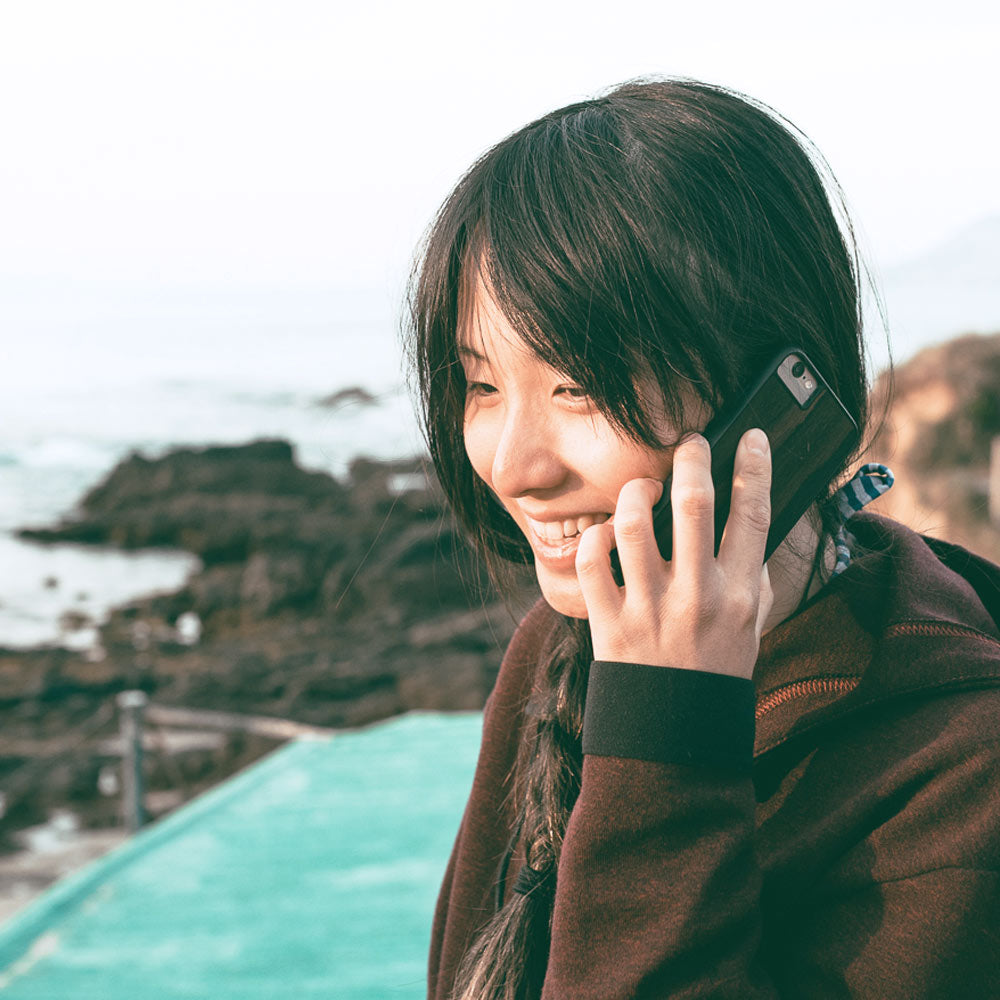 Ziricote rare wood phone case