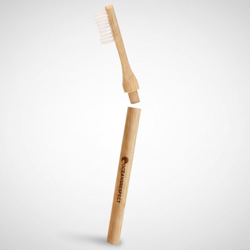 Bamboo Toothbrush with Interchangeable Head