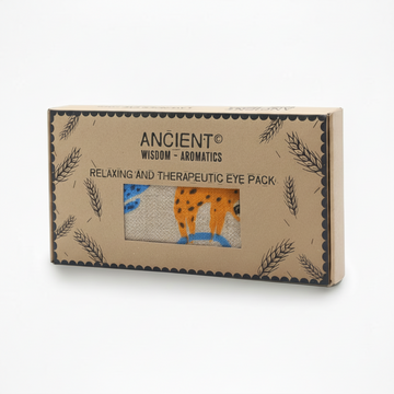Lavender Natural Cotton and Juco Eye Pillow in Gift Box - Lazy Sloth