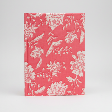 Cotton Bound Notebook - Pink Floral