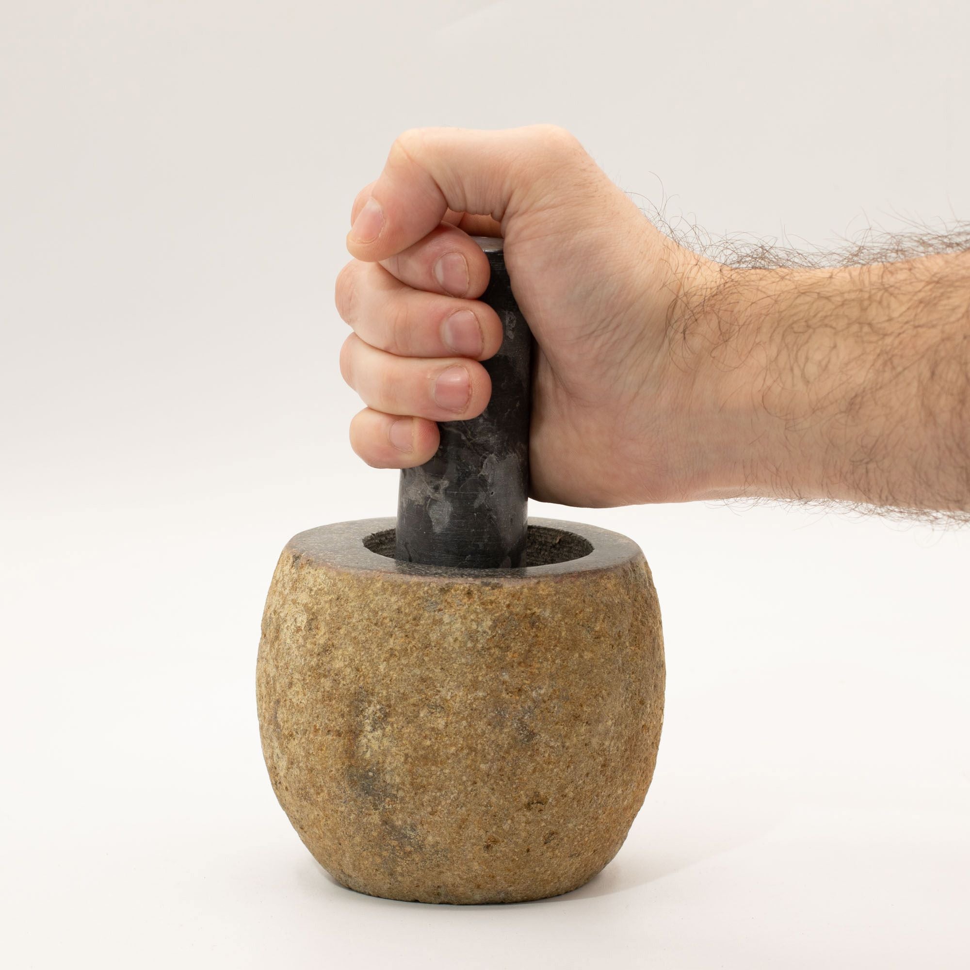 Natural Riverstone Pestle & Mortar (Small)