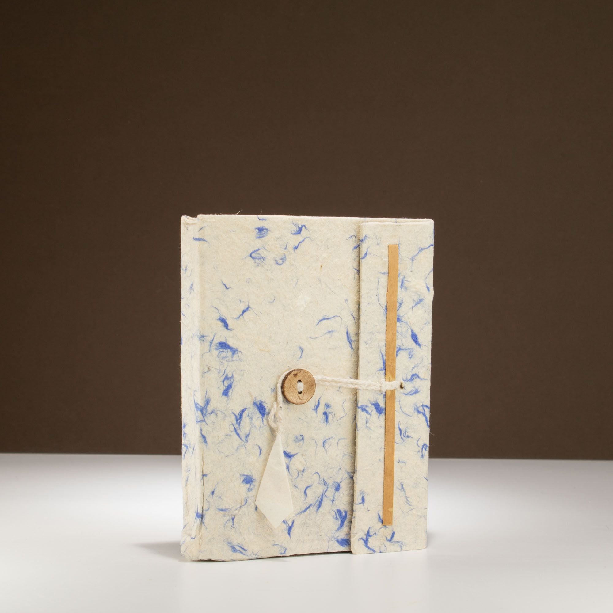 Med Lokta Mixed Blue Cotton Notebook