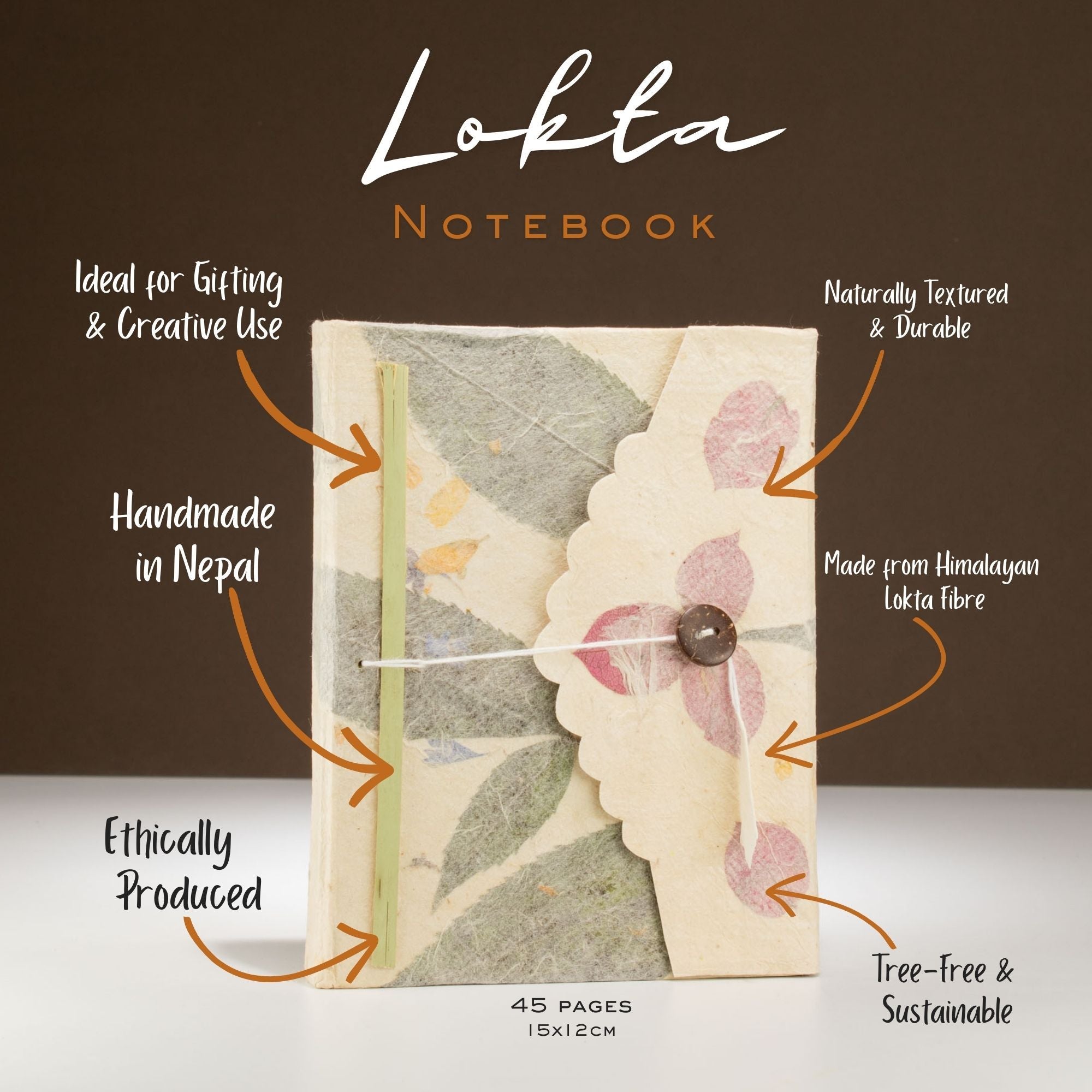 Med Lokta Bougainvillea Notebook