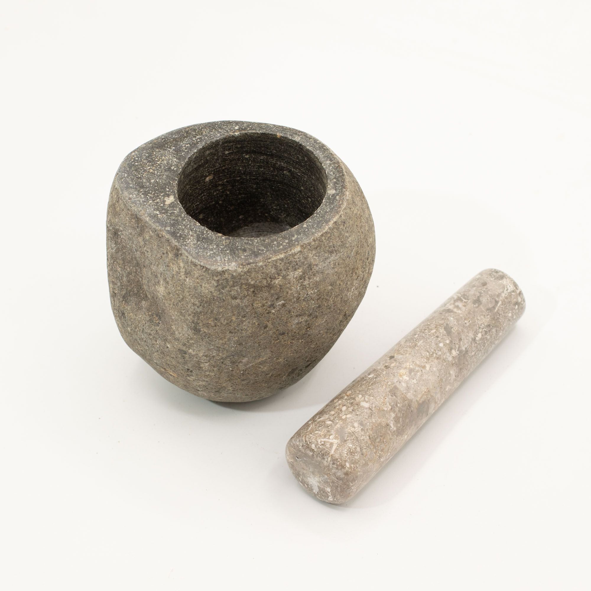 Natural Riverstone Pestle & Mortar (Medium)