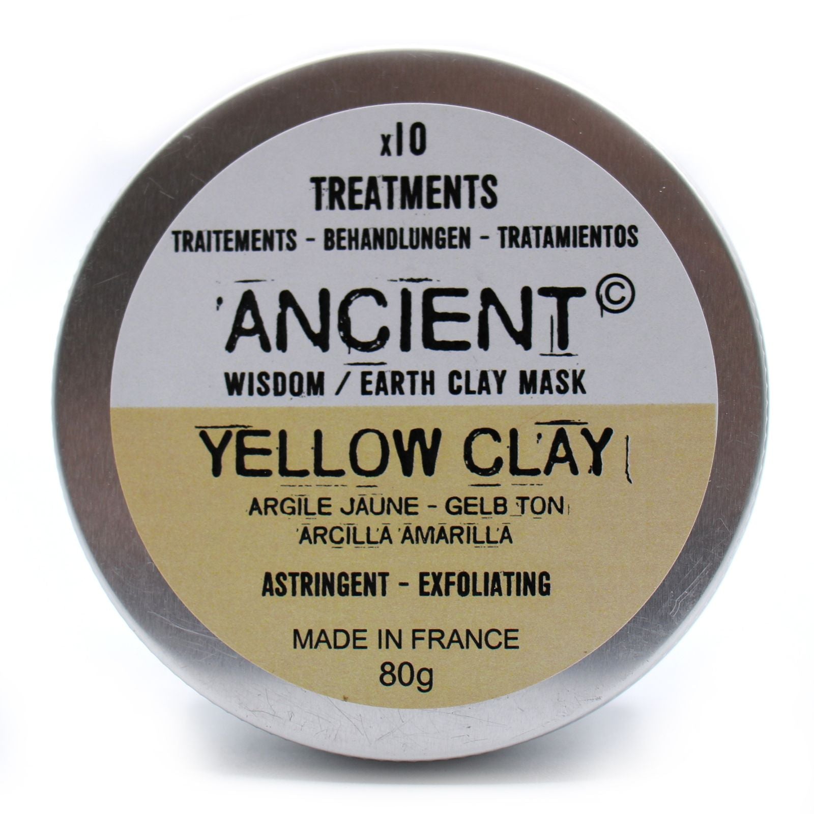 Yellow Clay Face Mask