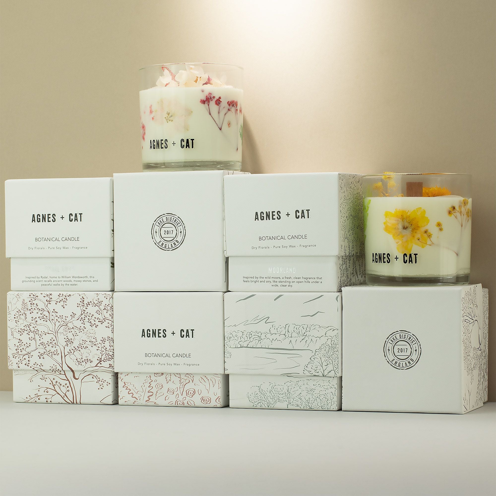 Botanical Soy Wax Candle - Lakeland Mocha