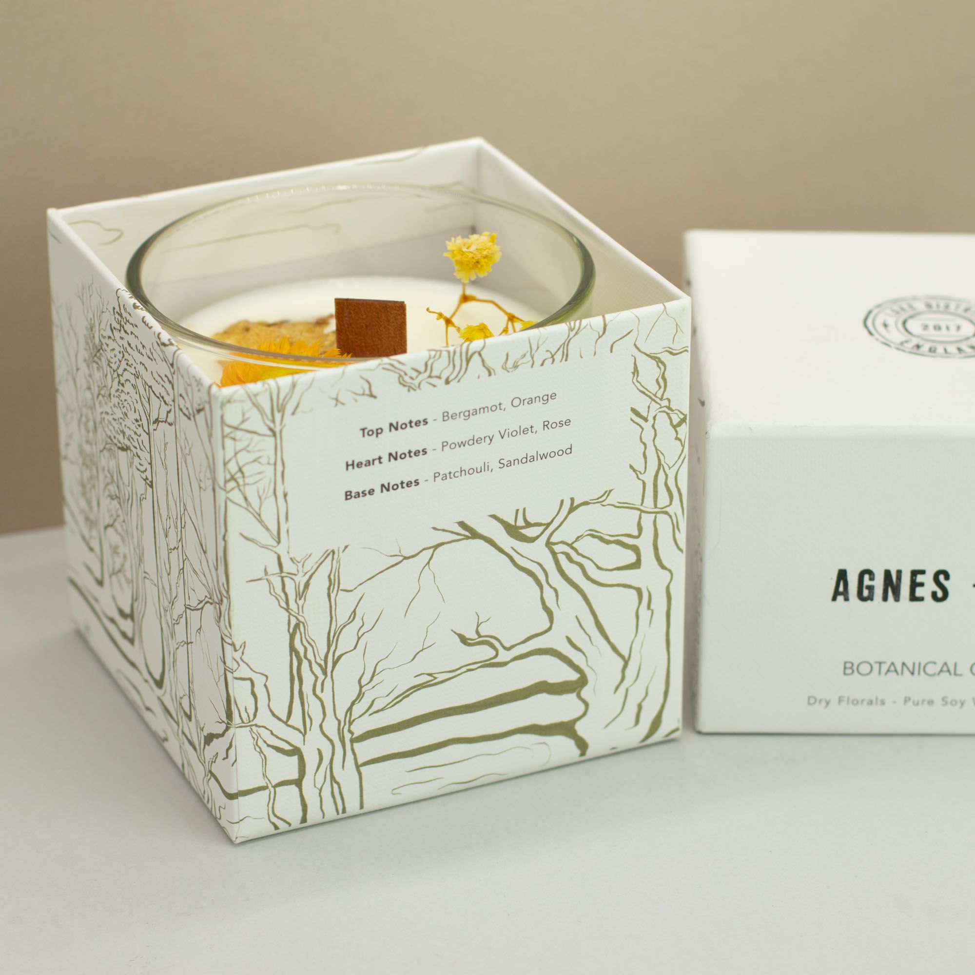 Botanical Soy Wax Candle - Rydal Oudh