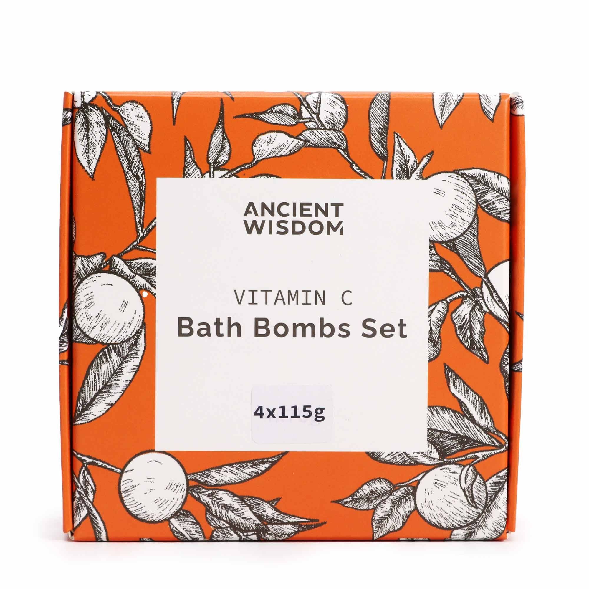 Zesty Vitamin C Bath Bombs Set