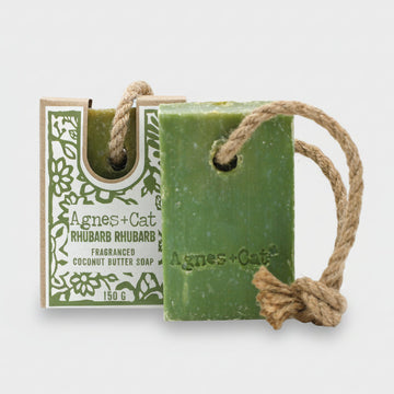 Soap On A Rope - Rhubarb Rhubarb