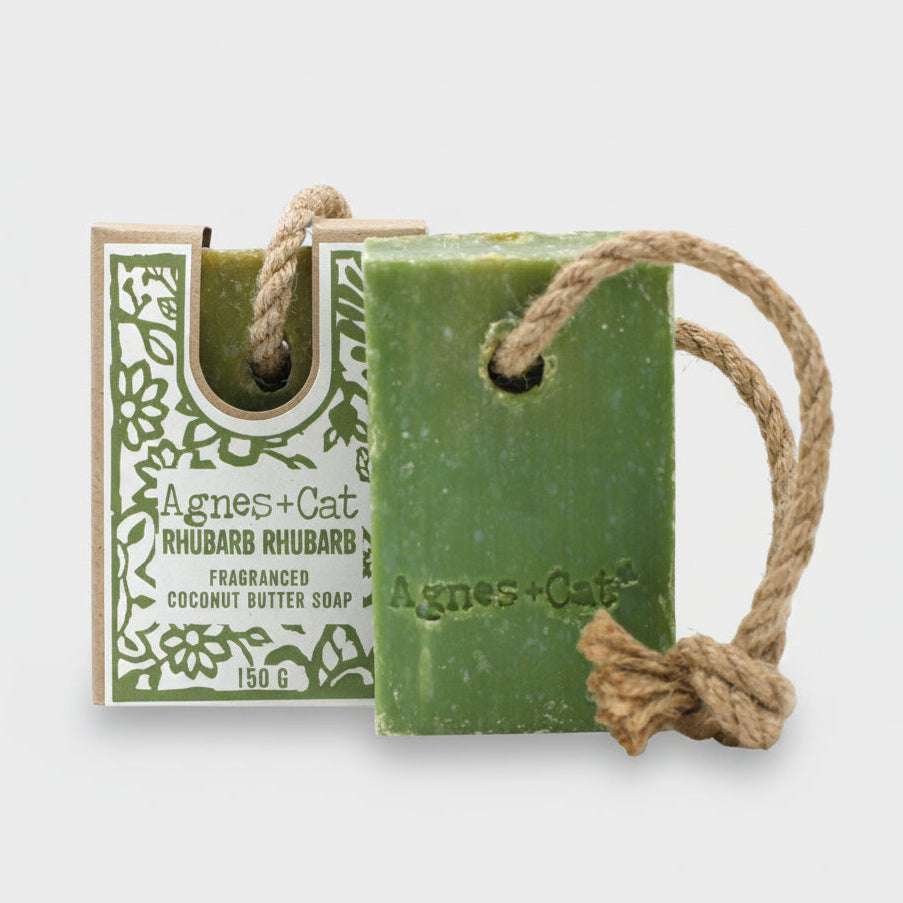 Soap On A Rope - Rhubarb Rhubarb