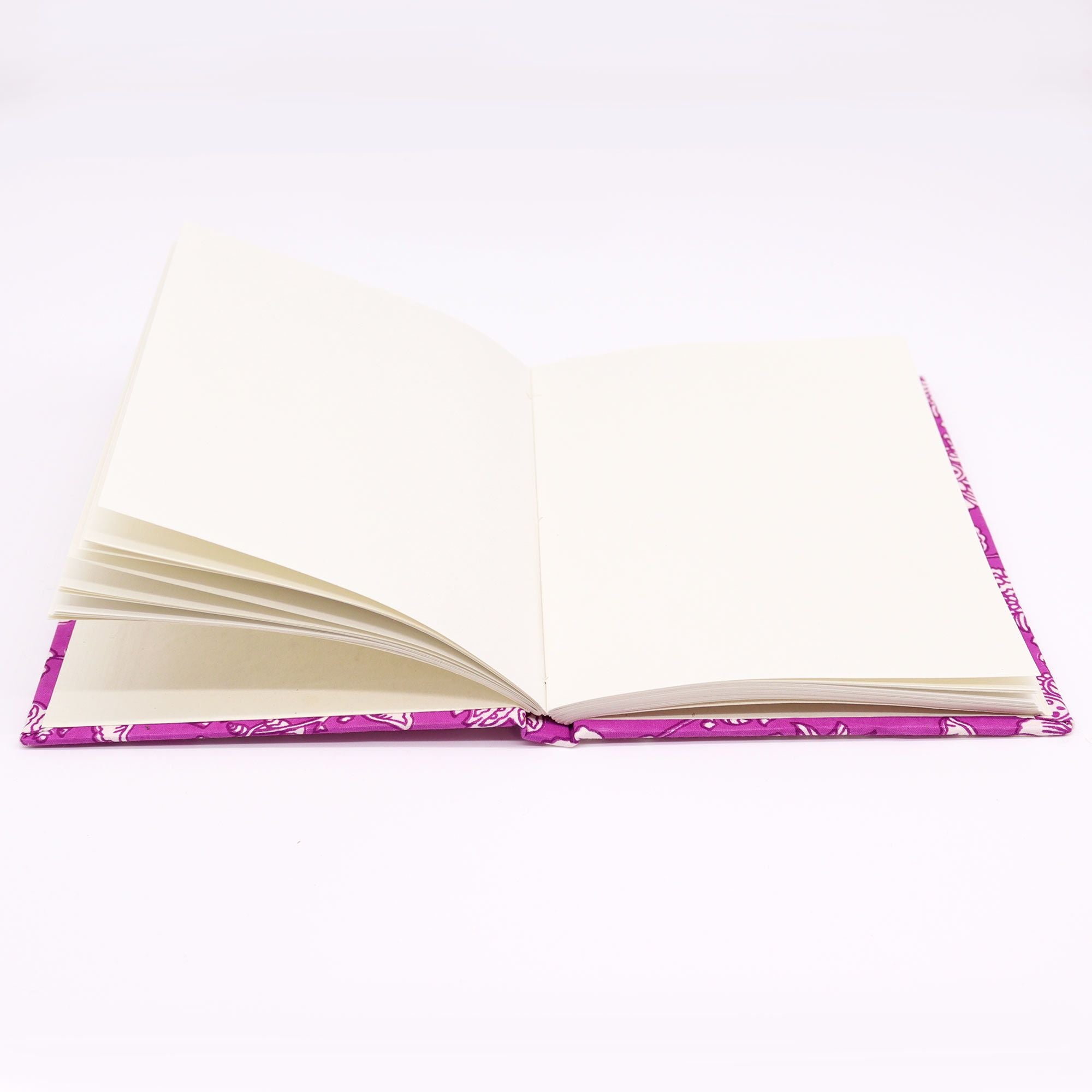 Cotton Bound Notebook - Antique Fuchsia