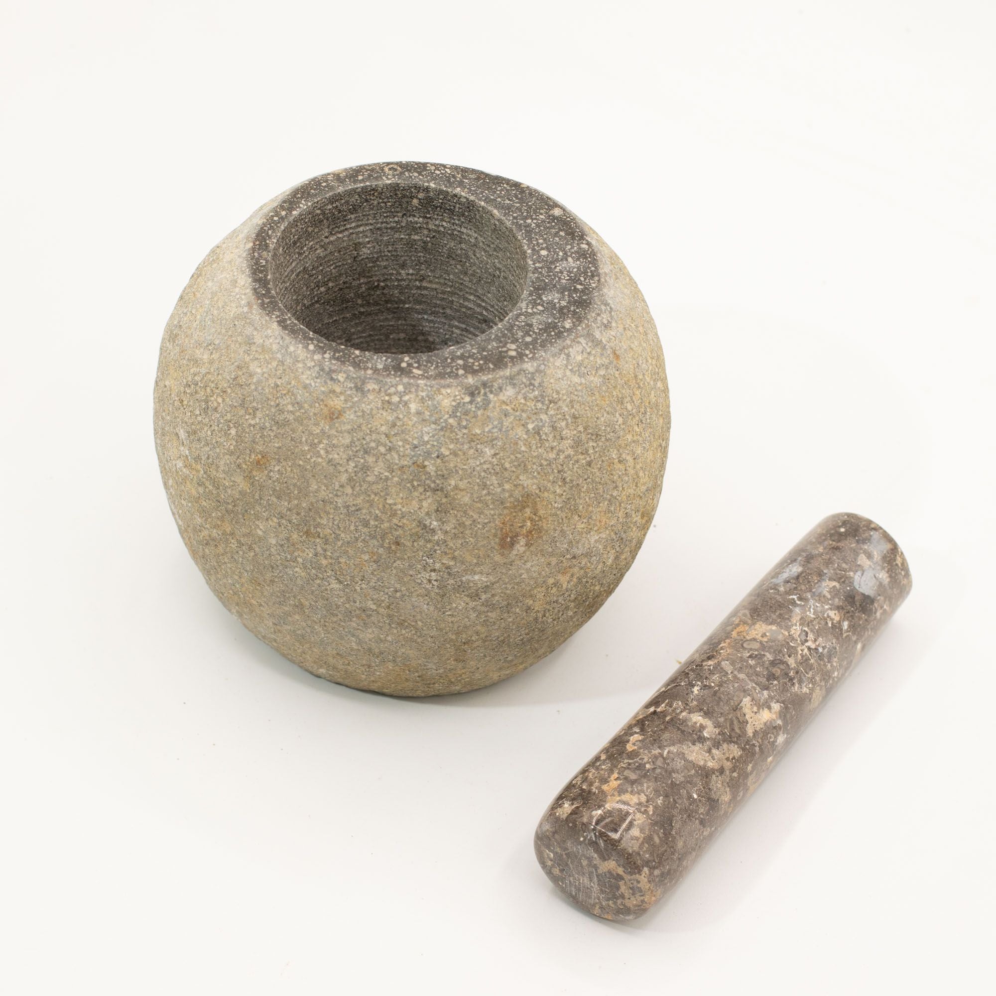 Natural Riverstone Pestle & Mortar (Large)