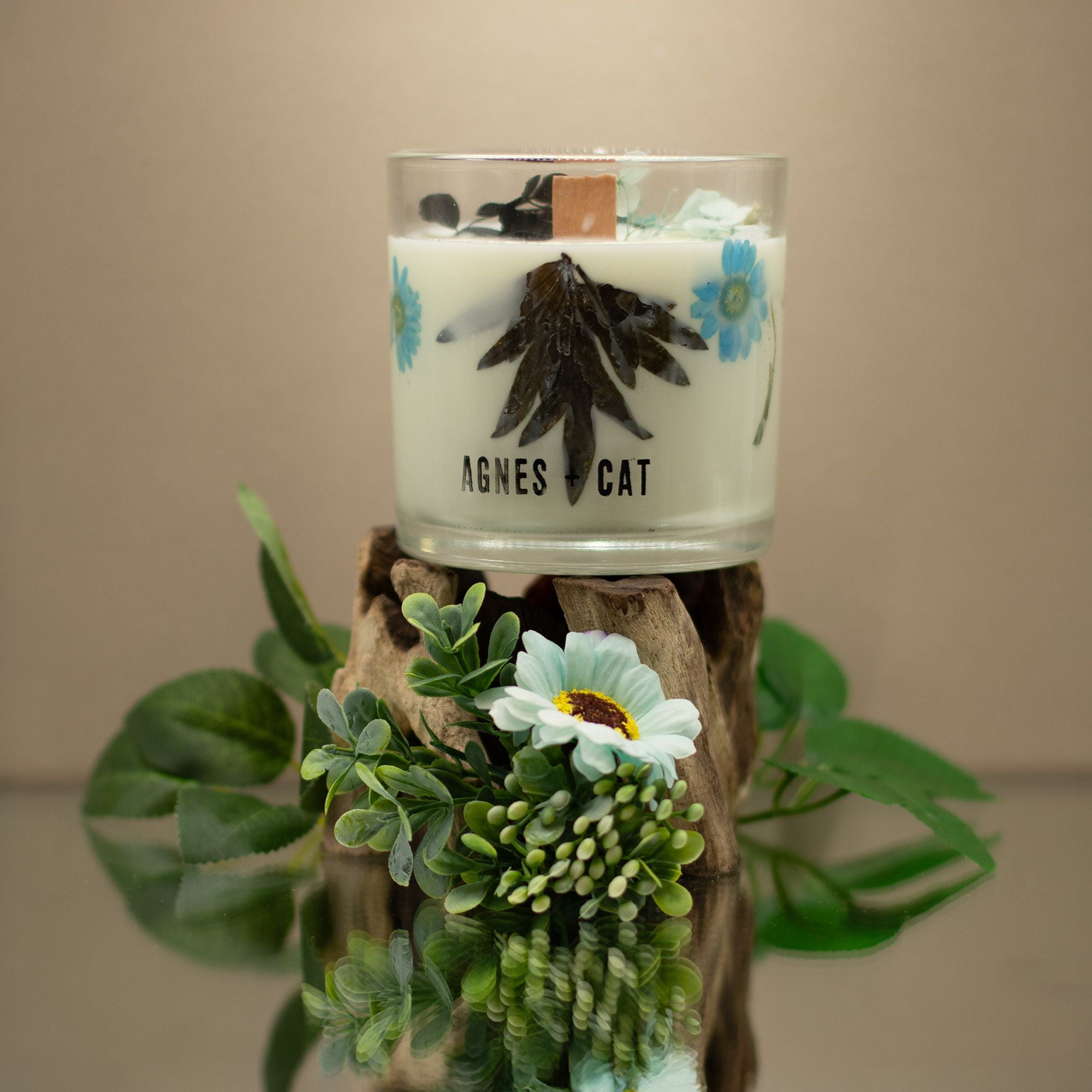 Botanical Soy Wax Candle - Seasalt & Moss