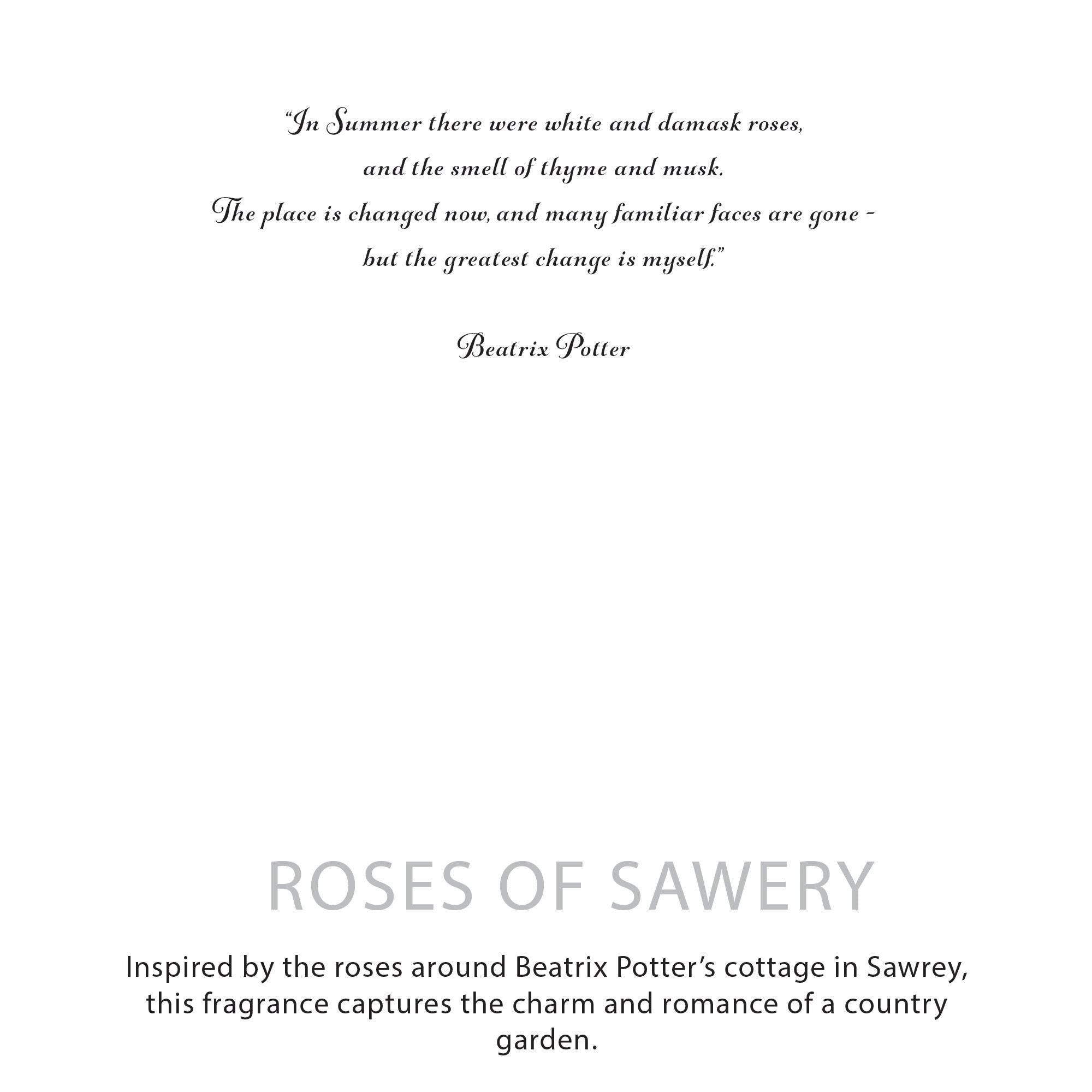Botanical Soy Wax Candle - Roses of Sawrey