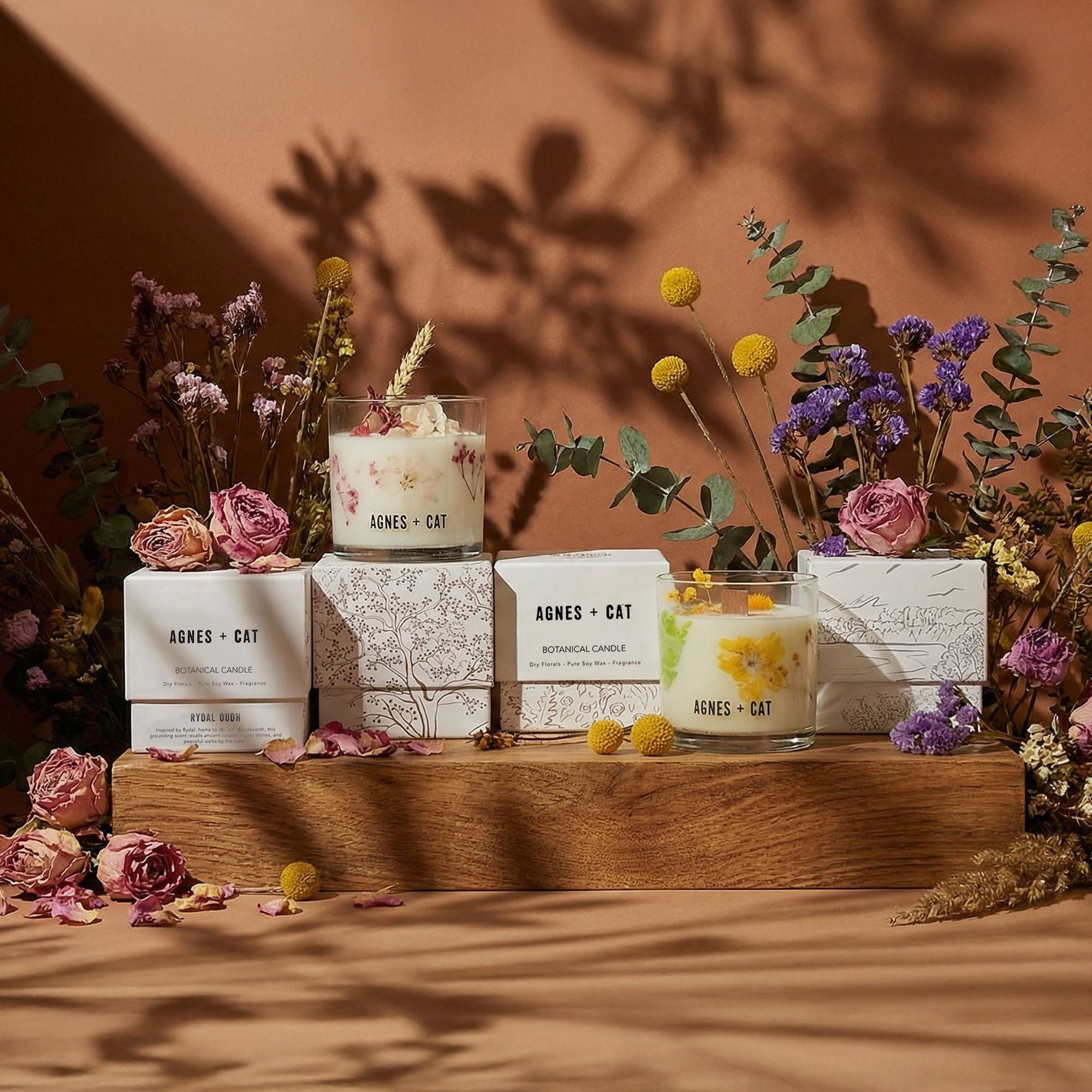 Botanical Soy Wax Candle - Rydal Oudh