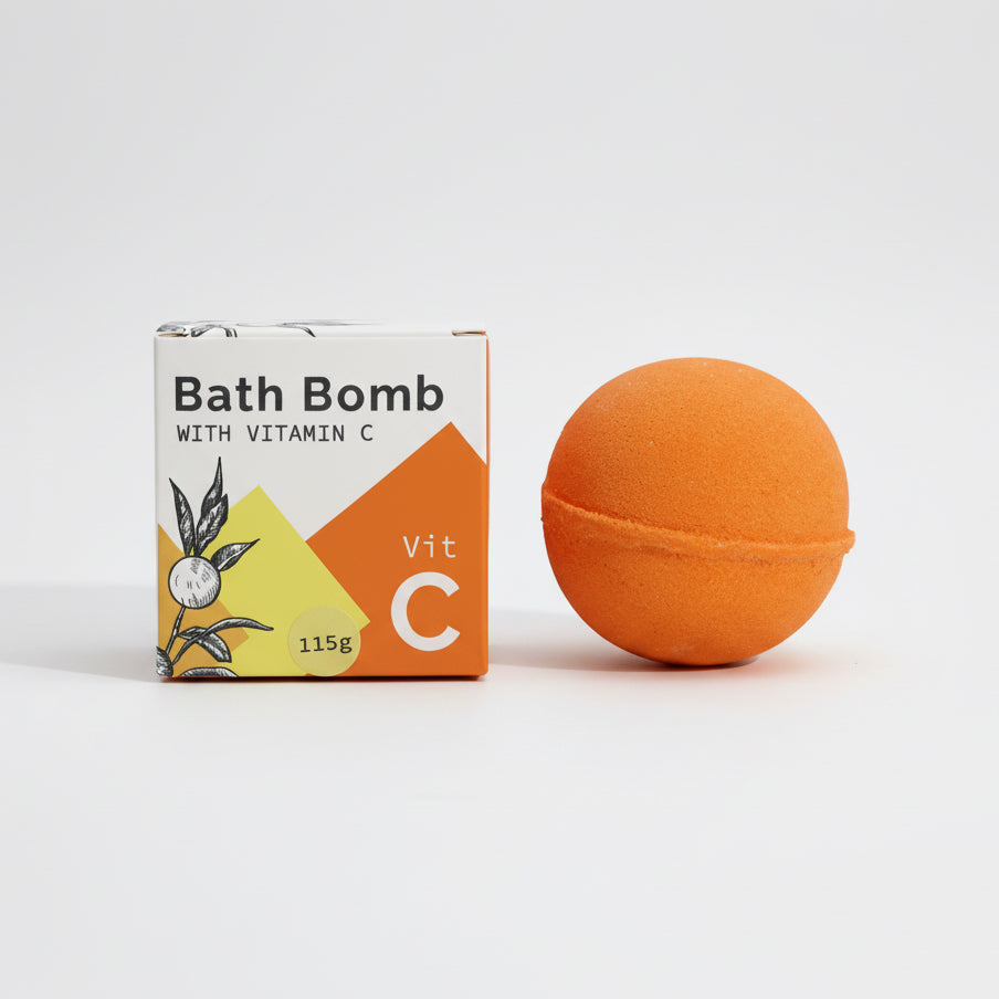Vitamin C Infused Bath Bomb with Essential Oils