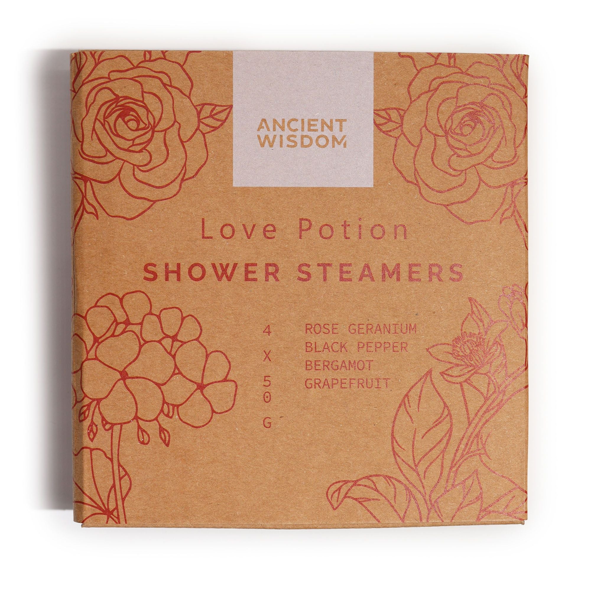Zen Shower Steamers - Love Potion (Pinky Red)