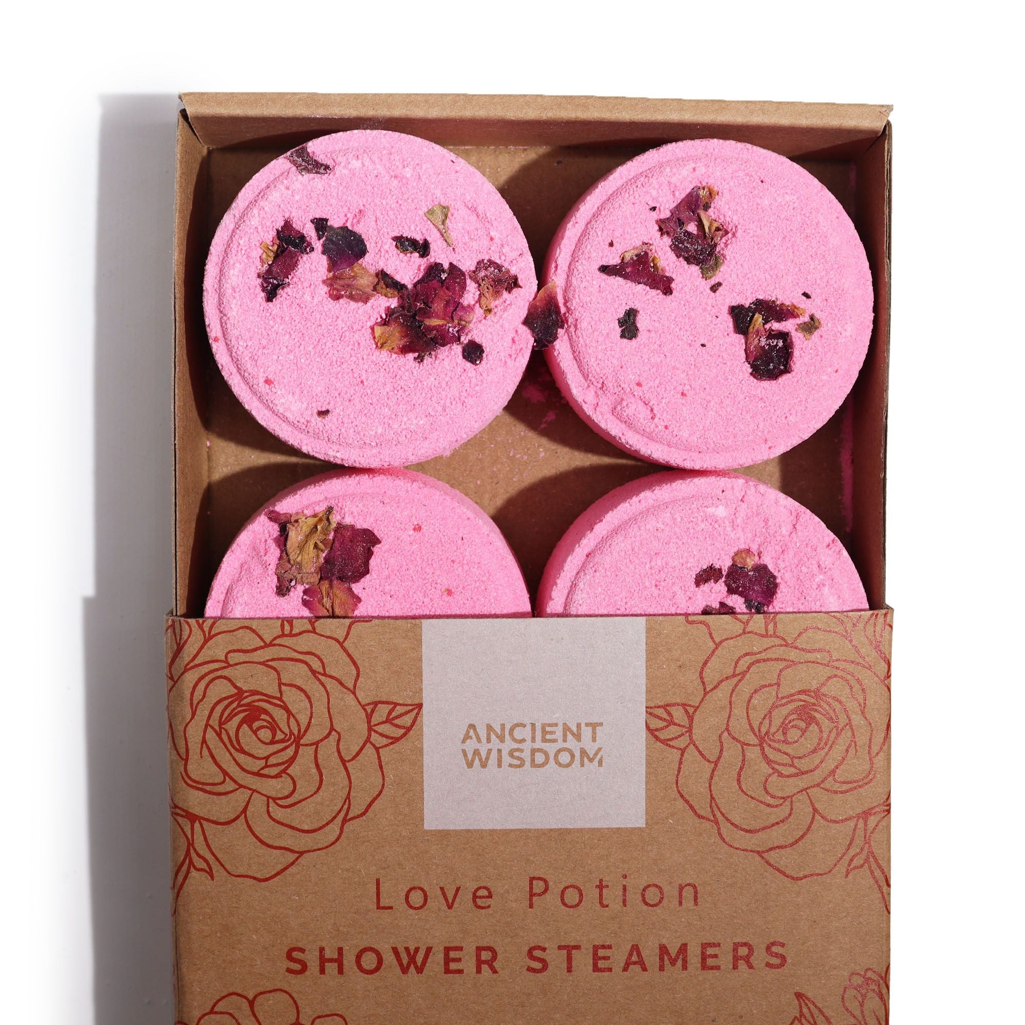 Zen Shower Steamers - Love Potion (Pinky Red)