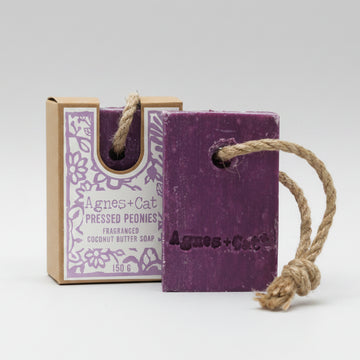 Soap On A Rope - Pressed Peonies
