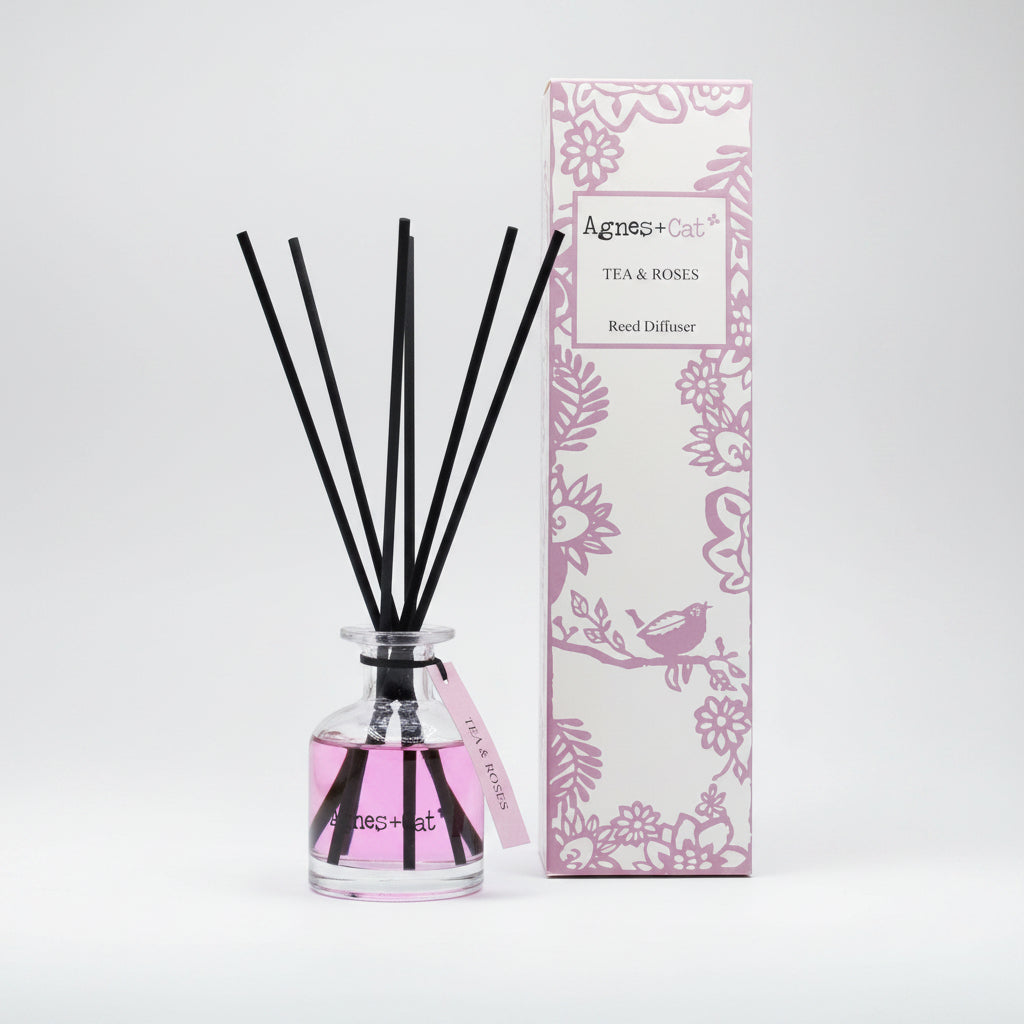 Box of Reed Diffuser - Tea & Roses