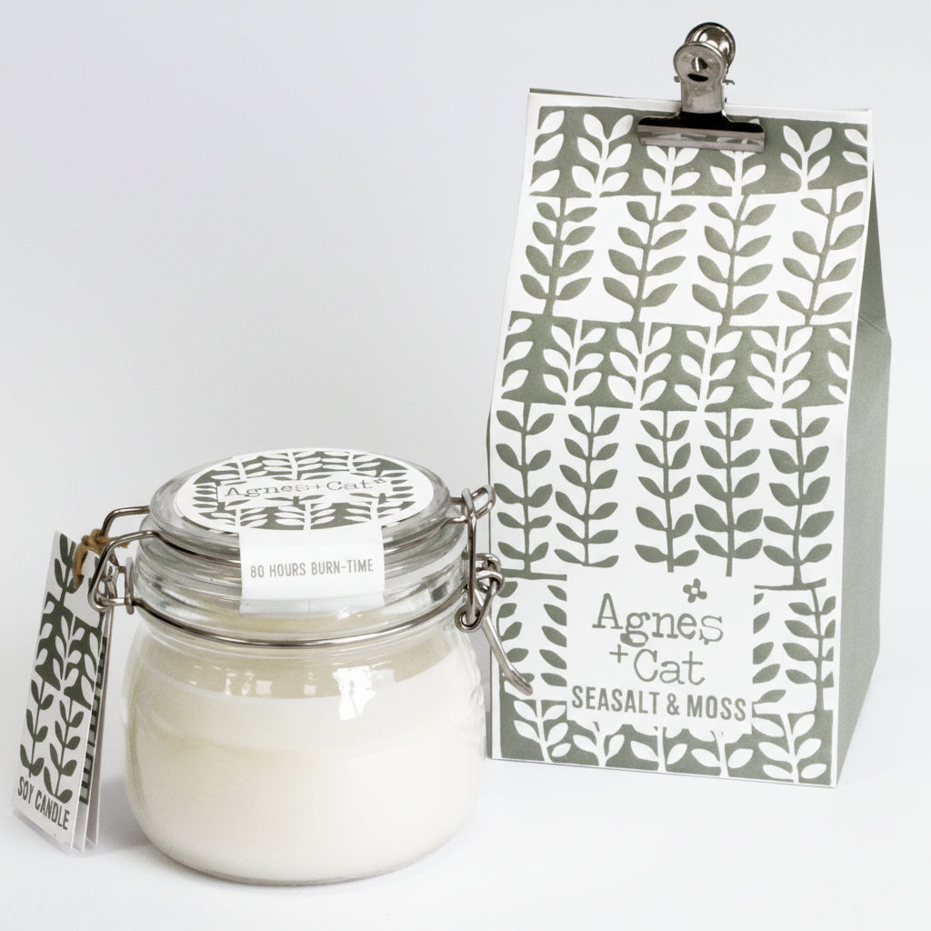 Kilner Jar Candle - Seasalt and Moss