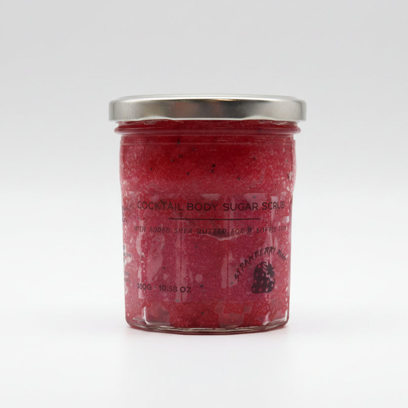 Fragranced Sugar Body Scrub - Strawberry Rum