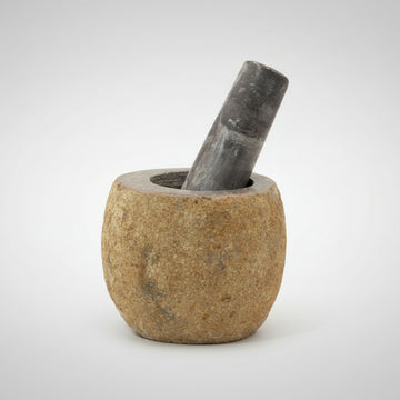 Natural Riverstone Pestle & Mortar (Small)