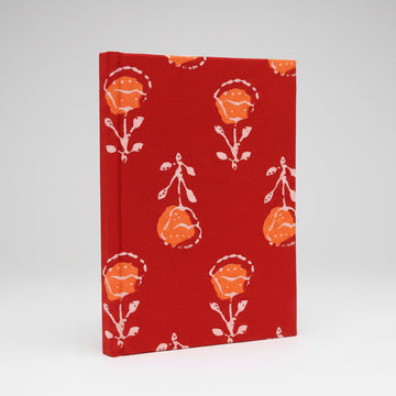 Cotton Bound Notebook - Roses