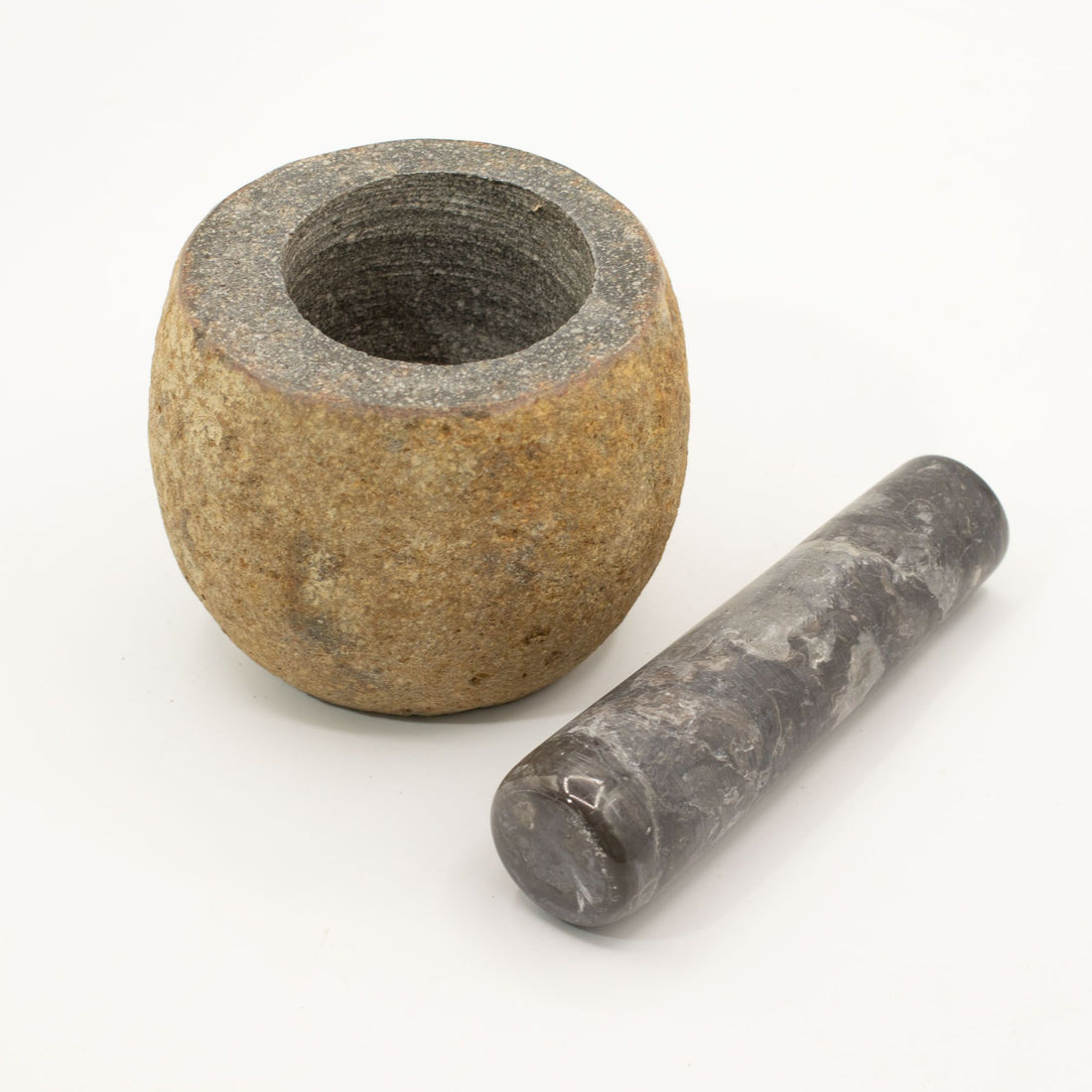 Natural Riverstone Pestle & Mortar (Small)