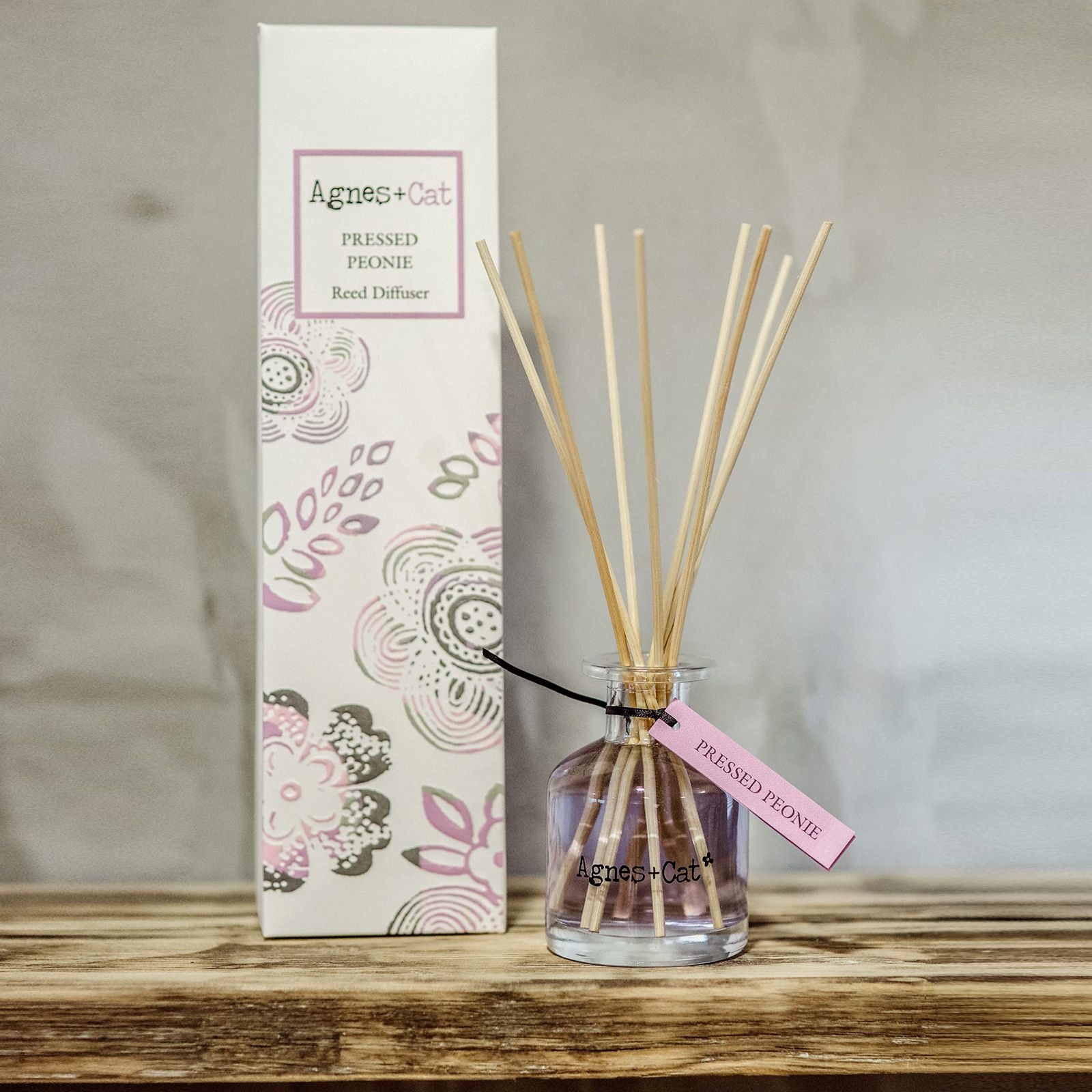Box of Reed Diffuser - Pressed Peonie
