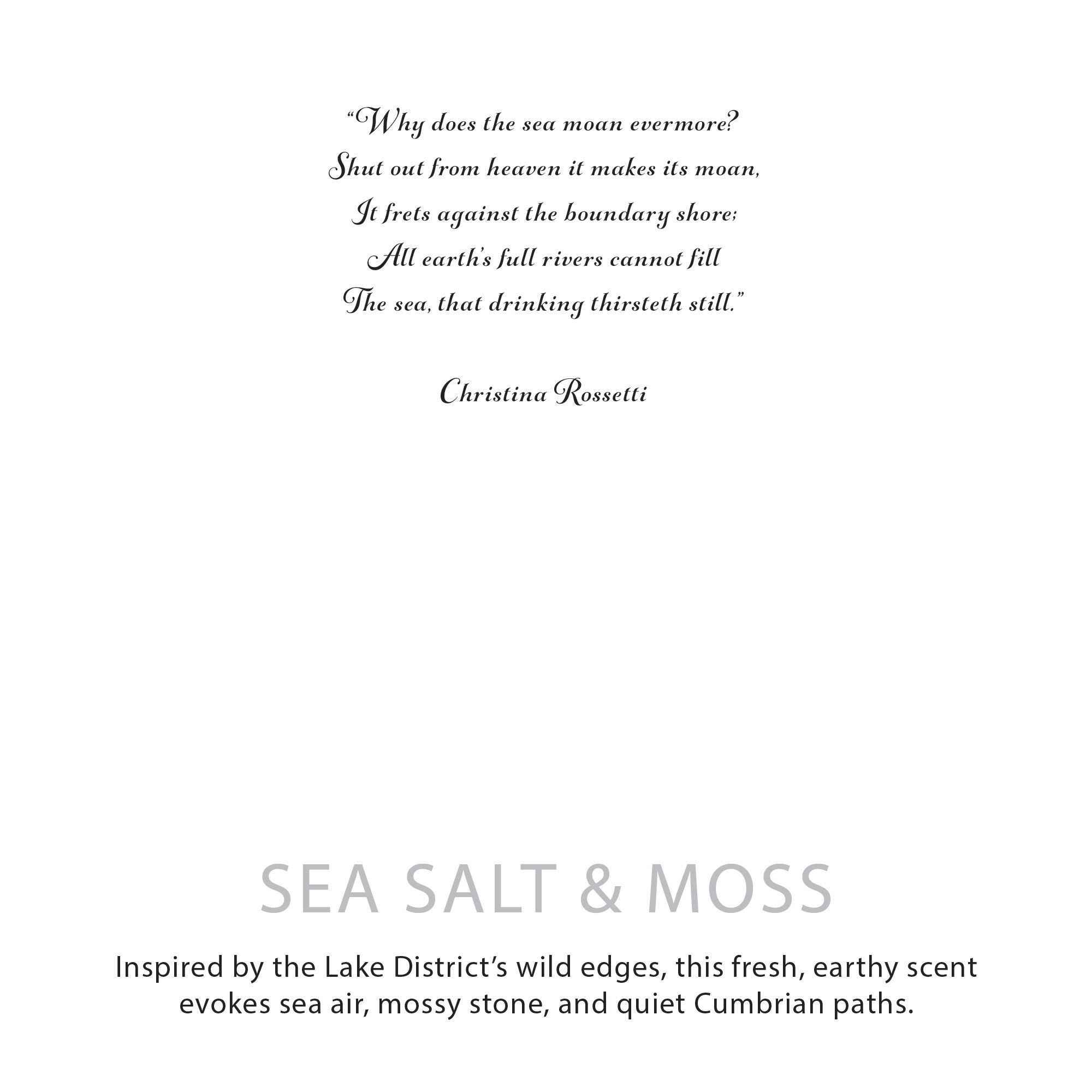 Botanical Soy Wax Candle - Seasalt & Moss