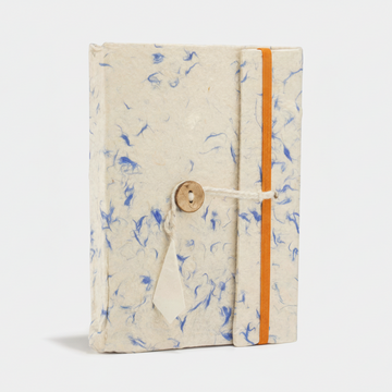 Med Lokta Mixed Blue Cotton Notebook